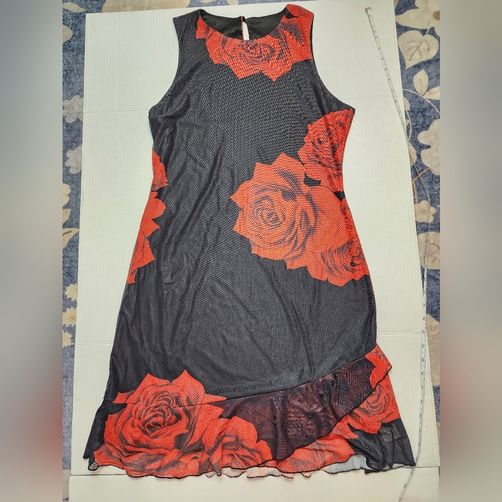 SHEIN Gray Mesh Fabric